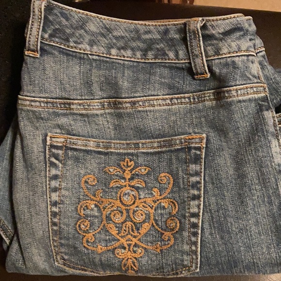 VENEZIA JEANS EUC SIZE 16 BLUE!  98% COTTON 2% SPANDEX MADE IN HONG KONG - Picture 5 of 5